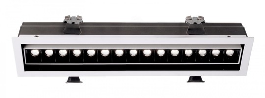 Hranatá - IMPR 565258 Zápustné svítidlo Ceti 15 Adjust bílá 30W LED 3000K 2400lm - LIGHT IMPRESSIONS