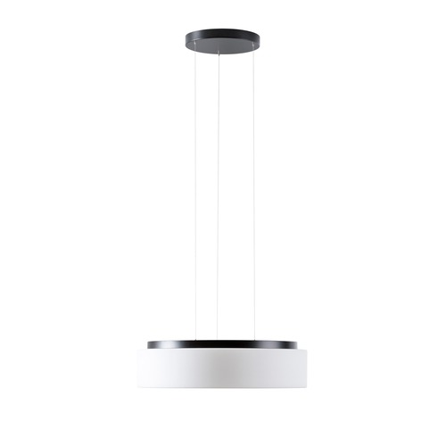 Kruhová - OS ERI67411 ERIS LE4 závěsné skleněné svítidlo černá / bílá IP40 3000 K 47W LED DALI (původní kód OS 67411) - OSMONT - foto 1