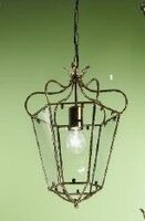 Dekorativní - OR HL 6-1532/1 Závěsné svítidlo 1xE27 antik/zlato, průměr 30cm, výška 44cm - ORION