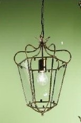 Dekorativní - OR HL 6-1532/1 Závěsné svítidlo 1xE27 antik/zlato, průměr 30cm, výška 44cm - ORION - foto 1