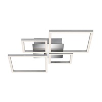 Hranatá - BRILO 3128018 LED rám 75 cm 2x48W 4000lm chrom (starý kód: BRILO 3128-018) - BRILO