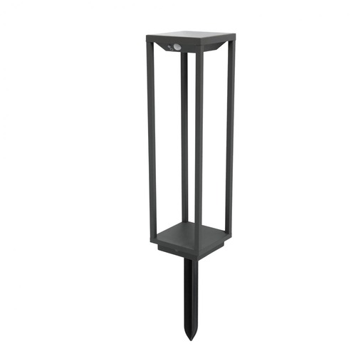 Sloupková - FARO 70774 SAURA LED solární sloupková lampa, tmavě šedá - FARO - foto 1
