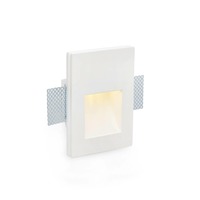 Zapuštěná - FARO 63283 PLAS SQ zapuštěné nástěnné svítidlo, bílá - FARO