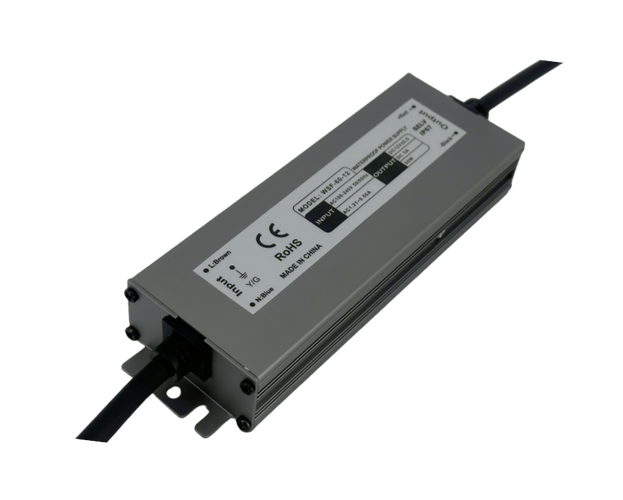 Napájecí zdroj kovový - LED vodotěsný napájecí zdroj IP67 12V - foto 1