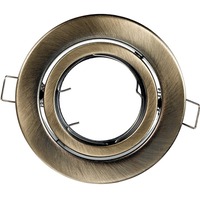 Kruhová - FAN INC-REFLEX-SM1 BR Zápustné svítidlo Reflex, nastavitelné, zlatohnědé, průměr 10 cm - FANEUROPE