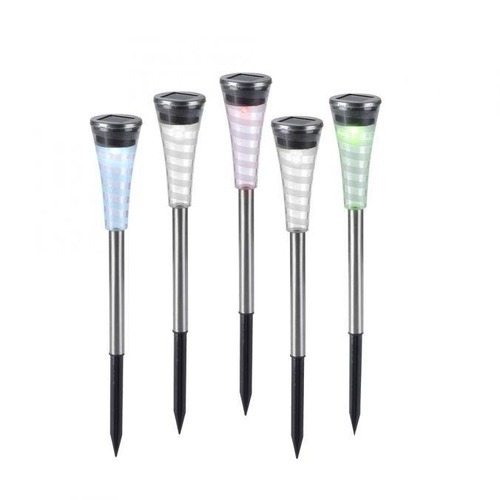 Zápichy - LD 19105-55-5 LED svítidlo zápich sada hra barev ochrana proti stříkající vodě solární RGB - JUST LIGHT - foto 1