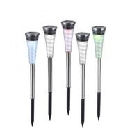 Zápichy - LD 19105-55-5 LED svítidlo zápich sada hra barev ochrana proti stříkající vodě solární RGB - JUST LIGHT