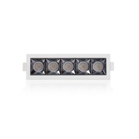 Hranatá - SLC SLC1268 Vestavné LED svítidlo PIXEL X5 13 W 220-240 V 3000 K stmívatelné 36° Ra90 bílé - TLG