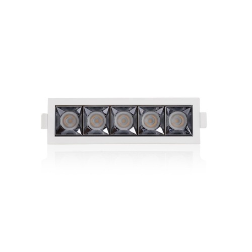 Hranatá - SLC SLC1268 Vestavné LED svítidlo PIXEL X5 13 W 220-240 V 3000 K stmívatelné 36° Ra90 bílé - TLG - foto 1