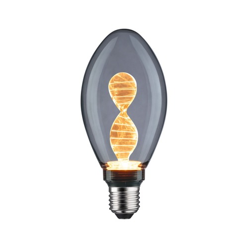E27 - P 28883 Inner Glow Edition LED žárovka Helix E27 230V 3,5W 1800K kouřové sklo - PAULMANN - foto 1
