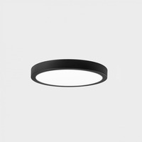 Kruhová - KHL K51700.03.SR.BK-BK.OP.ST.8.40 DISC SLIM stropní svítidlo pr. 225 mm černá 24 W CRI >80 4000K Non-Dimm - KOHL-Lighting