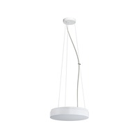 Kruhová - OS DEL66820 DELIA L2 závěsné plastové svítidlo bílá IP40 4000 K 24W LED - OSMONT