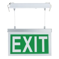 LED nouzové osvětlení - LED závěsné nouzové výstupní světlo 3 hodiny trvání s PVC legendou