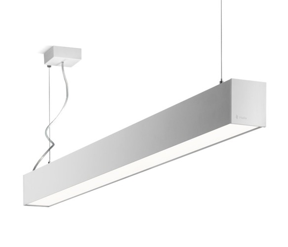 Podélná - HAL 11-501I-35GEE/830, S Svítidlo nástěnné / závěsné Lina80 LED-MODUL 1x39W 5490lm 3000K IP40 1964x80x93mm stříbrná - HALLA - foto 1