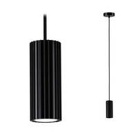 Závěsná - P 94918 Závěsné svítidlo Lirena GU10 max. 10W černá mat kov - PAULMANN