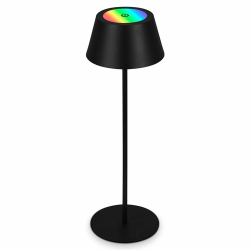 Na stůl - BRILO 7466015 LED RGB nabíjecí stolní lampa 38 cm 2,6W 200lm černá - BRILO - foto 1