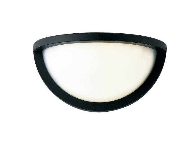 Nástěnná - FAN LED-W-DETROIT-AP Venkovní nástěnné svítidlo LED DETROIT černá hliník/polykarbonát 10W 700lm 4000 K IP54 12,6x24x12 cm - FANEUROPE - foto 1