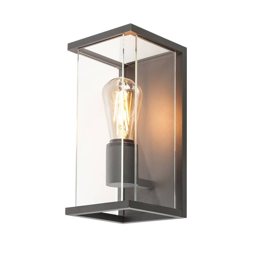 Nástěnná - LA 1002403 QUADRULO SENSOR WL E27 venkovní nástěnné nástavbové svítidlo antracit - BIG WHITE (SLV) - foto 1