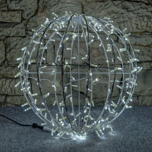 Venkovní profi motivy - DLED EFD60 DecoLED LED světelná koule - ledově bílá, pr. 60 cm - foto 1