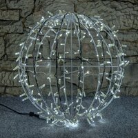 Venkovní profi motivy - DLED EFD60 DecoLED LED světelná koule - ledově bílá, pr. 60 cm