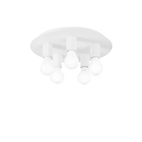 Dekorativní - FAN I-STRIKE-PL5-BCO Stropní svítidlo STRIKE bílá, 5xE27, 35x86 cm - FANEUROPE