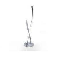 Stolní lampy dekorační - PN 9141-55 POLINA LED stolní lampa barva ocel v zakřiveném designu 3000K - PAUL NEUHAUS