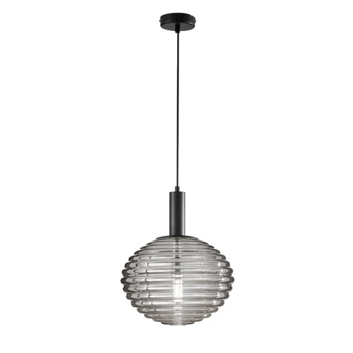 Koule - FAN I-RIPPLE-S32-NER Závěsné svítidlo Ripple černá, patice E27, 32 x 32 x 150 cm - FANEUROPE - foto 1