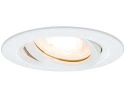Koupelnová - P 92897 Svítidlo zápustné LED Nova IP65 kulaté 7W GU10 bílá 1ks výklopné - PAULMANN