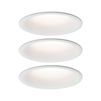 Koupelnová - P 93415 Vestavné svítidlo LED Cymbal 3x6,8W bílá mat proti oslnění stmívatelné - PAULMANN