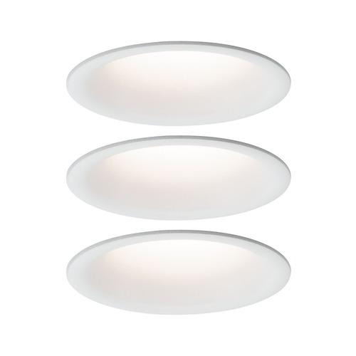 Koupelnová - P 93415 Vestavné svítidlo LED Cymbal 3x6,8W bílá mat proti oslnění stmívatelné - PAULMANN - foto 1
