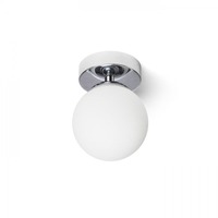 Koupelnová - RED R12200 BOLLY stropní opálové sklo/chrom 230V LED 6W IP44 3000K - RED - DESIGN RENDL