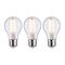 E27 - P 5080 Filament set LED žárovka E27 230V 3x9W 2700K stmívatelné čirá - PAULMANN