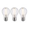 E27 - P 5080 Filament set LED žárovka E27 230V 3x9W 2700K stmívatelné čirá - PAULMANN