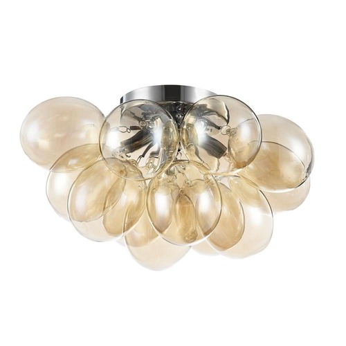 Dekorativní - M MOD112-04-G Stropní svítidlo Balbo 4x28W G9 jantarové sklo kov designové - MAYTONI - foto 1