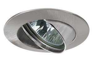 Koupelnová - P 17955 Zápustné svítidlo Premium výklopné max.50W 12V GU5,3 51mm kartáč - PAULMANN