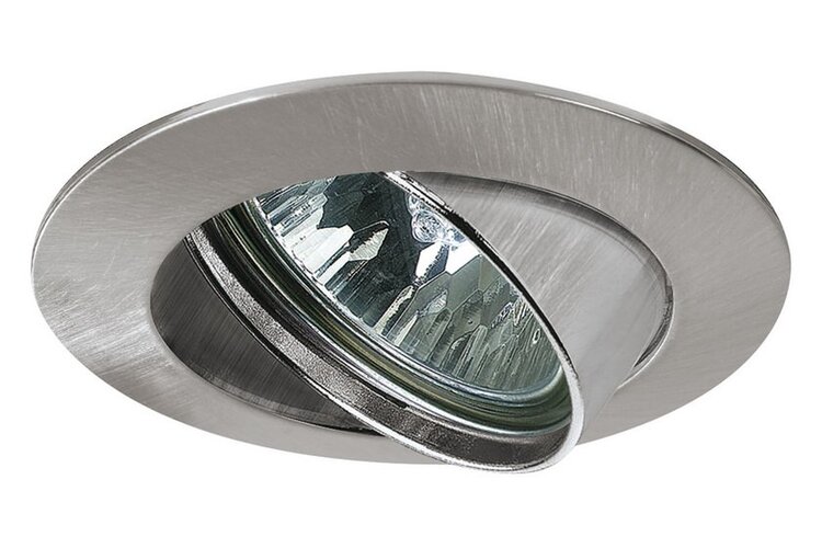 Koupelnová - P 17955 Zápustné svítidlo Premium výklopné max.50W 12V GU5,3 51mm kartáč - PAULMANN - foto 1