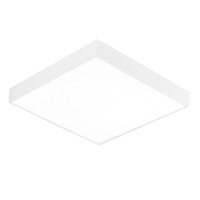 Hranatá - FAN LED-KLIO-Q40 Stropní LED svítidlo KLIO bílá, akrylát/hliník, 64,8 W, 7800 lm, 4000 K, 40 x 40 x 5,1 cm - FANEUROPE