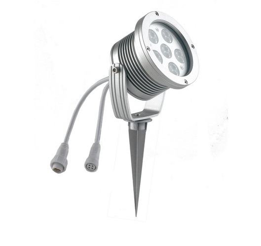 Zápichy - FAN LED-IRIDE-18P-BCO Venkovní reflektor IRIDE DC24V stříbrná, hliník, 18x1 W, 6000 K, stmívatelné, IP65, 14,8 x 12 cm - FANEUROPE - foto 1