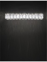 Dekorativní - NV 83399202 Nástěnné svítidlo CORONA chromovaný hliník K9 křišťál LED 8W 230V 3000K IP20 - NOVA LUCE