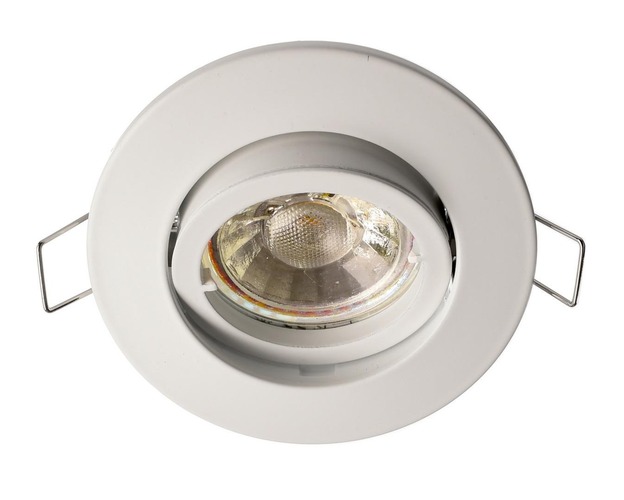 Kruhová - IMPR 110027 Deko-Light stropní vestavné svítidlo Alioth 2 kulaté 12V AC/DC GU5.3 / MR16 1x max. 35,00 W bílá RAL 9003 - foto 1