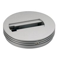 Lišty a příslušenství - LA 143382 Základna pro jednookr. lištu (adapter) stříbrno - BIG WHITE (SLV)