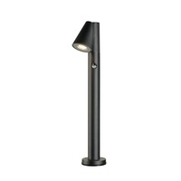 Sloupková - LA 1008014 T-TUBE 70 POLE venkovní volně stojící svítidlo, GU10, jednoduché, senzorové, IP44, max. 10 W, černé - BIG WHITE (SLV)