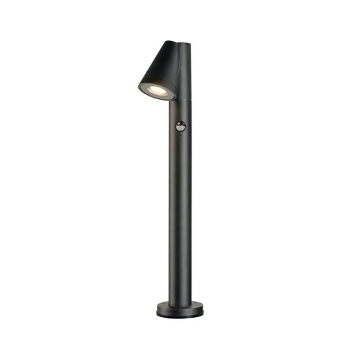 Sloupková - LA 1008014 T-TUBE 70 POLE venkovní volně stojící svítidlo, GU10, jednoduché, senzorové, IP44, max. 10 W, černé - BIG WHITE (SLV) - foto 1