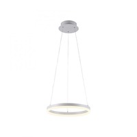 Kruhová - PN 2381-16 TITUS LED závěsné svítidlo 40x40 bílá, kruhové stmívatelné, paměťová funkce, moderní SimplyDim 3000K - PAUL NEUHAUS
