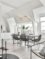 Vícečetná - NV 9248110 Závěsné svítidlo GIRISH zlatá nerez ocel a akryl LED 40W 230V 3000K IP20 stmívatelné - NOVA LUCE