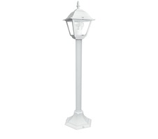Sloupková - FAN LANT-ROMA/P1 BCO Sloupkové svítidlo PALETTO ROMA bílá, 1xE27, IP44, 104 x 14,6 x 14,6 cm - FANEUROPE