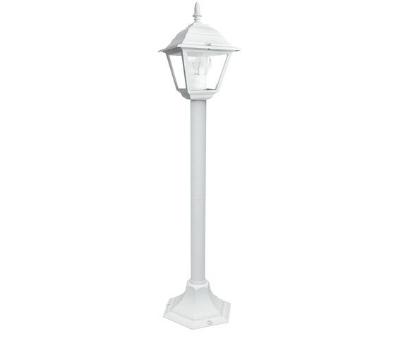 Sloupková - FAN LANT-ROMA/P1 BCO Sloupkové svítidlo PALETTO ROMA bílá, 1xE27, IP44, 104 x 14,6 x 14,6 cm - FANEUROPE - foto 1