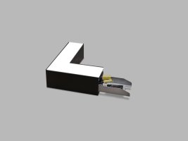 Systémy - Systémy svítidlo LINO II LIGHT CORNER, B DALI TW/PUSH TW 12W 3000K-4000K, DALI TW/PUSH TW