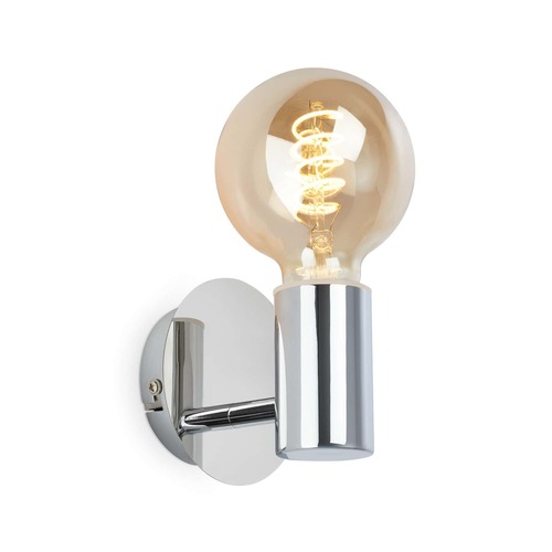 Koupelnová - BRILO 2115018 Nástěnné svítidlo 10 cm 1x E27 max. 10 W chrom - BRILO - foto 1