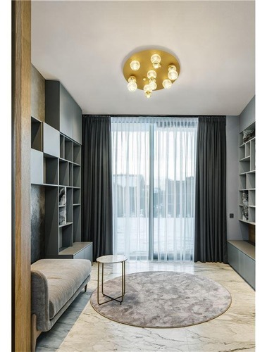 Dekorativní - NV 9695600 Stropní svítidlo BRILLE zlatý hliník a sklo LED 32W 230V 3200K IP20 stmívatelné - NOVA LUCE - foto 1